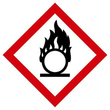 Load image into Gallery viewer, GHS/HazCom 2012: Pictogram Label, Flame Circle, 2&quot; x 2&quot; (Roll of 500)

