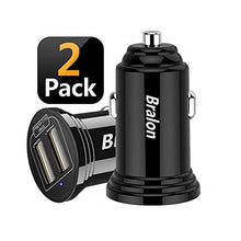 Load image into Gallery viewer, USB Car Charger,Bralon 2-Pack 24W/4.8A Mini 2 USB Fast Car Charger Adapter Compatible with Phone 12 Pro(Max) 12 Mini 11 11 Pro(Max) Xs Max X 8 7,G.alaxy N.ote S10 S9 S8 S7,Pad and More
