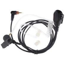 Load image into Gallery viewer, RUKEY 1 pin Clear Air Covert Acoustic Tube Coil Surveillance Kit Earpiece Earphone Headset with PTT Microphone for Motorola SL1K SL1M SL7550 SL4000
