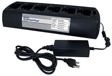 Load image into Gallery viewer, Power Products TWC6M + 6 TWP-MT3 6 Unit Bank Gang Rapid Charger for Motorola CP200 CP200D PR400 CP150 and more
