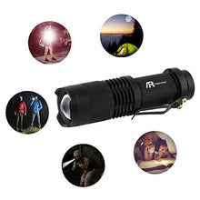 Load image into Gallery viewer, AR happy online (5 Pack) AR-100 LED Flashlight, 3 Light Modes Mini Tactical Torch, 350 Lumens Adjustable Focus Zoomable Light for Indoor, Outdoor, Camping, Hiking and Emergency
