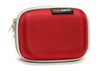 Load image into Gallery viewer, Navitech Red Hard Protective Earphone Case Compatible with The Urbanista Barcelona-Fluffy Cloud Earphones
