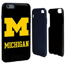 Load image into Gallery viewer, Guard Dog Collegiate Hybrid Case for iPhone 6 Plus / 6s Plus  Michigan Wolverines  Black
