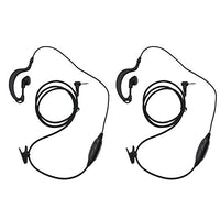 Abc Goodefg G Shape Walkie Talkie Earpiece Headset With Mic For Motorola 1 Pin 2.5mm Two Way Radios C