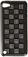 Load image into Gallery viewer, Asmyna Silver Checker/Black Diamante Duple Protector Cover for iPod touch 5
