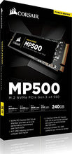 Load image into Gallery viewer, CORSAIR FORCE Series MP500 240GB NVMe PCIe Gen3 x4 M.2 SSD Solid State Storage, Up to 3,000MB/s
