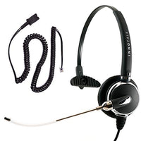 InnoTalk Headset Compatible with Cisco 6921, 6941, 6945, 6961 Phone Voice Tube Mic Headset with Quick Disconnect Cord