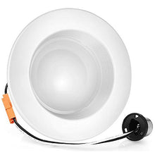 Load image into Gallery viewer, Four Bros 4&quot; Inch LED Remodel LED Recessed Light Kits, IC Rated Remodel Housing and Dimmable LED Downlight, Damp Rated, 10W, 750lm, 5000K (Daylight), ETL Listed
