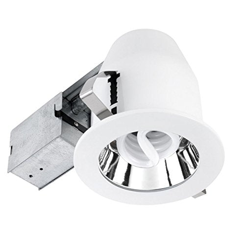 Globe Electric Globe Electric 9232301 5 Inch Energy Star Certified General Recessed Lighting Kit Including CFL GU24 Light Bulb, White Finish.