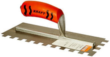 Load image into Gallery viewer, Kraft Tool ST412PF 1/2&quot; x 1/2&quot; x 1/2&quot; Square-notch Trowel w/ProForm Handle
