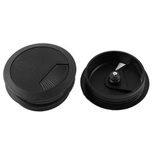 Load image into Gallery viewer, uxcell Office Computer Desk Cable Hole Covers Plastic Grommets 60mm 3 Pcs
