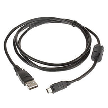 Load image into Gallery viewer, Digital Camera USB Cable for Olympus (1 m, Black)
