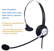 Load image into Gallery viewer, Vanstalk Office Phones Headset w/Lightweight Headband, Noise Canceling Mic RJ9 Headphone for ShoreTel IP100 IP212 IP212K IP230 IP265 IP530 IP560 IP560G IP565 IP565G IP655 420 480 480G(VT10SA1)
