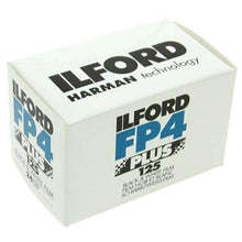 Load image into Gallery viewer, Ilford FP4 Plus, Black and White Print Film, 135 (35 mm), ISO 125, 24 Exposures (1700682) 3 Pack
