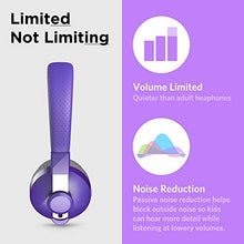 Load image into Gallery viewer, LilGadgets Untangled Pro Wireless Bluetooth Headphones for Toddlers &amp; Children Ages 4+, SharePort, Microphone, Volume Limiting, Noise Cancelling, Lightweight Head Phones Made to Fit Kids Ears  Purple
