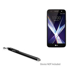 Load image into Gallery viewer, Stylus Pen for LG X Charge (Stylus Pen by BoxWave) - EverTouch Capacitive Stylus, Fiber Tip Capacitive Stylus Pen for LG X Charge - Jet Black
