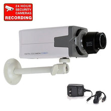 Load image into Gallery viewer, VideoSecu Day Night 700TVL High Resolution Built-in 1/3&quot; Effio CCD Security Camera for CCTV DVR Home Surveillance System with 3.5-8mm Varifocal Lens, Power Supply and Camera Bracket 3DV
