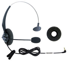 Load image into Gallery viewer, 2.5 mm Jack Phone Headset On Ear Headphones Hands Free for Cordless Home Landline Telephones
