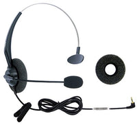 2.5 mm Jack Phone Headset On Ear Headphones Hands Free for Cordless Home Landline Telephones
