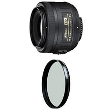 Load image into Gallery viewer, Nikon 35mm f/1.8G Auto Focus-S DX Lens w/ B+W 52mm HTC Kaesemann Circular Polarizer
