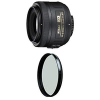 Nikon 35mm f/1.8G Auto Focus-S DX Lens w/ B+W 52mm HTC Kaesemann Circular Polarizer