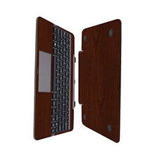 Load image into Gallery viewer, Skinomi Dark Wood Full Body Skin Compatible with Asus Transformer Book T100HA (Keyboard Only)(Full Coverage) TechSkin Anti-Bubble Film
