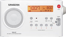 Load image into Gallery viewer, Sangean PR-D7 AM/FM Digital Rechargeable Portable Radio - White (Renewed)
