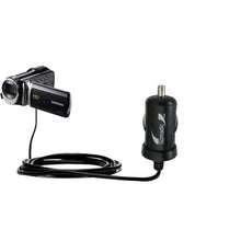 Load image into Gallery viewer, Gomadic Intelligent Compact Car/Auto DC Charger Suitable for The Samsung HMX-F900 / HMX-F910 / HMX-F920-2A / 10W Power at Half The Size. Uses TipExchange Technology

