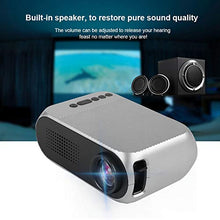 Load image into Gallery viewer, Mini Video Projector, HD 1080P LED Portable Home Cinema Multimedia Projector HDMI USB Home Player for Laptop,TV,Smartphone (US Plug 100-240V
