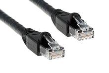 Load image into Gallery viewer, CablesAndKits - Cat6a Ethernet Cable, Booted, Jacket: PVC (cm), 50 ft, Black, Pure Copper, RJ45 Computer &amp; Networking Patch Cord
