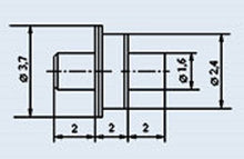 Load image into Gallery viewer, S.U.R. &amp; R Tools 3A726I Diode Gunn Oscillator 16,718,0 USSR 1 pcs
