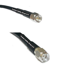 Load image into Gallery viewer, 15 feet RFC195 KSR195 Silver Plated SMA Male to RP-SMA Male RF Coaxial Cable
