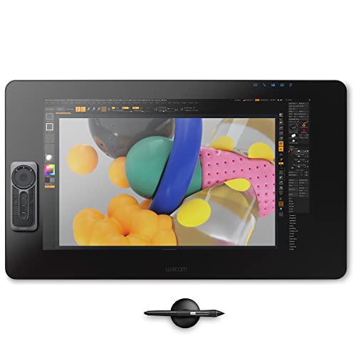 Wacom Cintiq Pro 24 Creative Pen and Touch Display  4K graphic drawing monitor with 8192 pen pressure and 99% Adobe RGB (DTH2420K0), Black