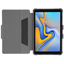 Load image into Gallery viewer, Targus VersaVu Samsung Galaxy Tab A 10.5-Inch (2018) Protective Case Drop Tested and Stand Folio Secure Closure, TriFold Stand Cover, Enhanced Audio, Stylus Holder, Black (THZ756GL)
