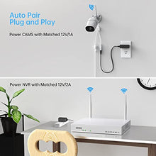 Load image into Gallery viewer, [Two Way Audio 3MP] Wireless Security Camera System 2TB Hard Drive,SAFEVANT 8 Channel Wireless NVR Systems 4PCS 3MP Indoor Outdoor Surveillance IP Cameras with Night Vision Motion Detection
