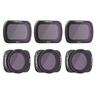 Freewell Budget Kit E Series - 6Pack ND4, ND8, ND16, CPL, ND32/PL, ND64/PL Camera Lens Filters Compatible with Osmo Pocket, Pocket 2