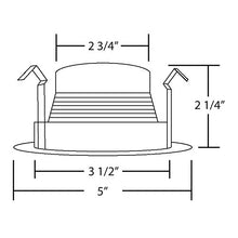 Load image into Gallery viewer, Nicor Lighting 4 Inch Nickel Baffle Trim, For 4 Inch Housings (19501 Nk)
