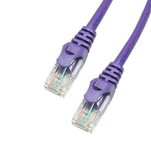 Load image into Gallery viewer, GRANDMAX 10 Pack - CAT5e / 3FT/ Purple / RJ45, 350MHz, UTP Ethernet Network Patch Cable Snagless/Molded Snagless Boot

