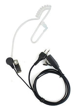 Load image into Gallery viewer, KENMAX 2 Pin Covert Acoustic Tube Earpiece Headset with PTT for Midland/Alan Radio GXT250 GXT1000VP4 GXT1050VP4 LXT112 LXT380 LXT118 XT511(4 Pack)
