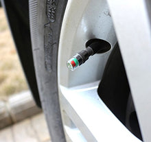 Load image into Gallery viewer, 4pcs Car Auto Tire Pressure Monitor Valve Stem Caps Indicator 3 Color Alert 36PSI 2.4 Bar
