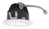 RAB Lighting NDLED4R-80YN-W-W LED Trim Module 4 Round 35K LED 80-Degree Ring, White Trim White Cone