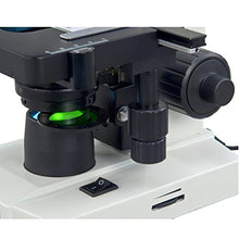 Load image into Gallery viewer, OMAX 40X-2000X Built-in 1.3MP Digital Camera Binocular Compound LED Microscope with Book
