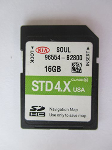 B2800 2017 KIA SOUL Navigation MAP Sd Card,GPS UPDATE, U.S.A OEM PART # 96554-B2800 16GB OEM PART
