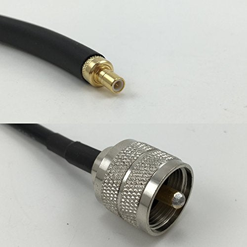 12 inch RG188 SMB MALE to PL259 UHF Male Pigtail Jumper RF coaxial cable 50ohm Quick USA Shipping