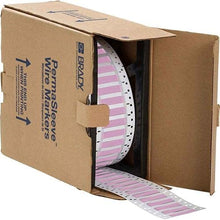 Load image into Gallery viewer, Brady 2HT-500-2-PK-S-2, 129798 0.5&quot; Diax1&quot; Pink IP High Temp PVDF Wire Marking Sleeve, 1 Roll of 500 pcs
