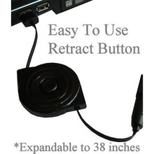 Load image into Gallery viewer, compact and retractable USB Power Port Ready charge cable designed for the Polaroid PMID4300 and uses TipExchange
