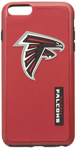 Forever NFL Atlanta Falcons iPhone 6 Plus Dual Hybrid Case (2 Piece),Red/Black