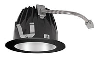 RAB Lighting NDLED6R-50YY-M-B LED Trim Mod 6 Round 27K LED 50-Degree Matte Cone Black Ring