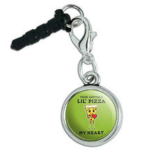 Load image into Gallery viewer, Take Another Lil&#39; Pizza Piece of My Heart Funny Humor Mobile Cell Phone Headphone Jack Charm fits iPhone iPod Galaxy
