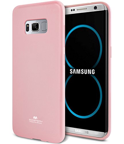 Goospery Pearl Jelly for Samsung Galaxy S8 Plus Case (2017) Slim Thin Rubber Case (Pink) S8P-JEL-PNK